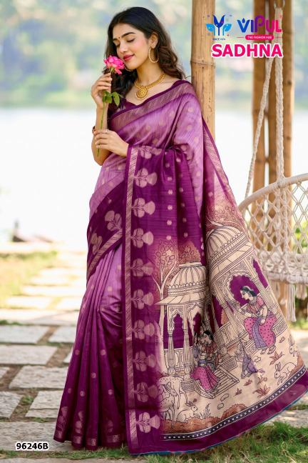 Vipul sadhna vol-4 saree clothes at wholesale price